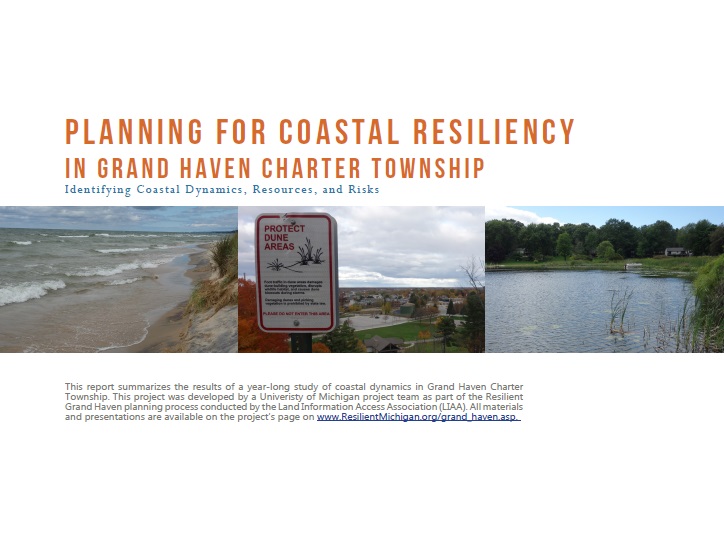 Cover of Grand Haven Coastal Report
