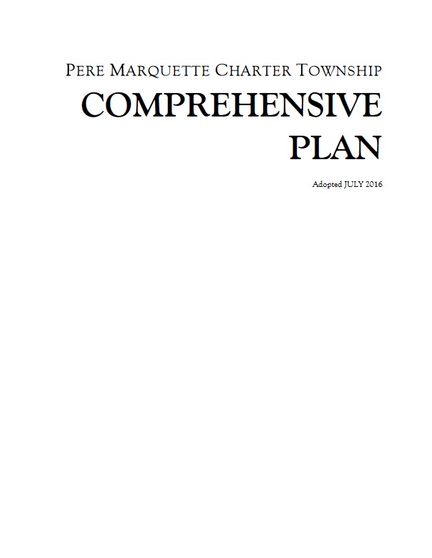 Cover of the Pere Marquette Charter Township Comprehensive Plan